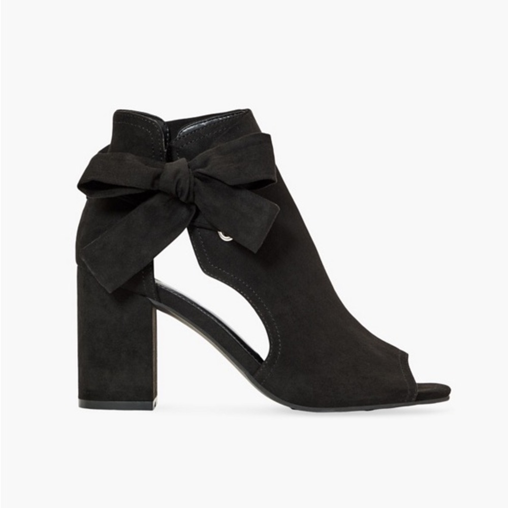 JUSTFAB
Karine Peep-Toe Bootie